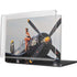 1940s Navy Pin-Up Girl On Corsair Fighter Plane MacBook Pro 14in (2021-24) Case plus Skin
